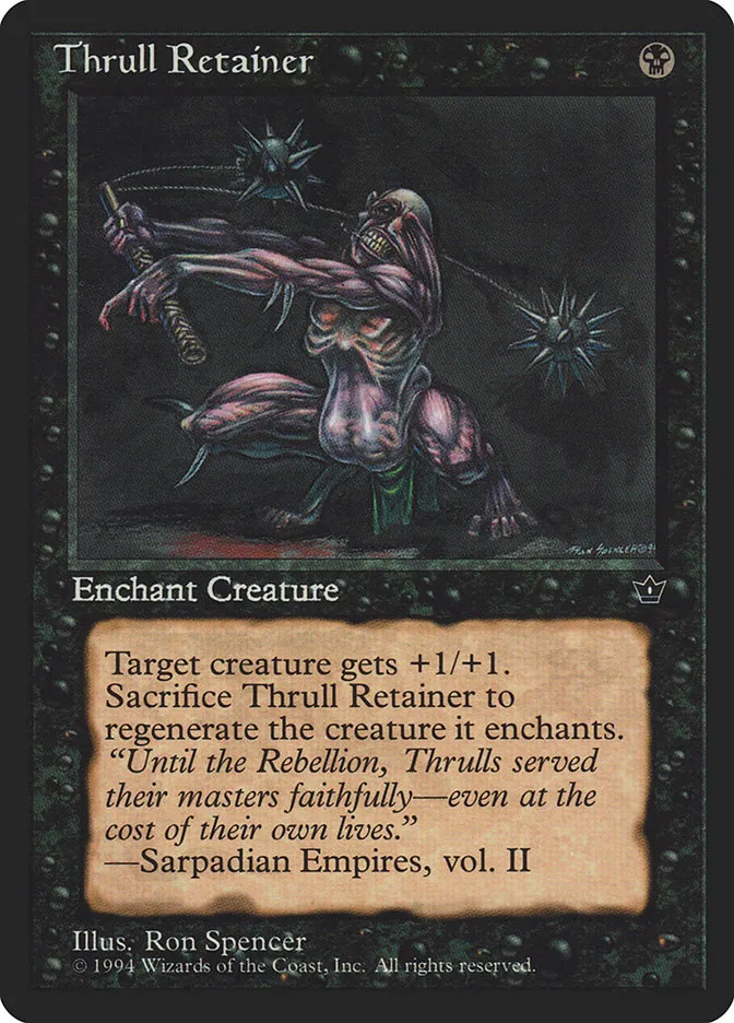1994 Fallen Empires Thrull Retainer uncommon #45 uncommon card image
