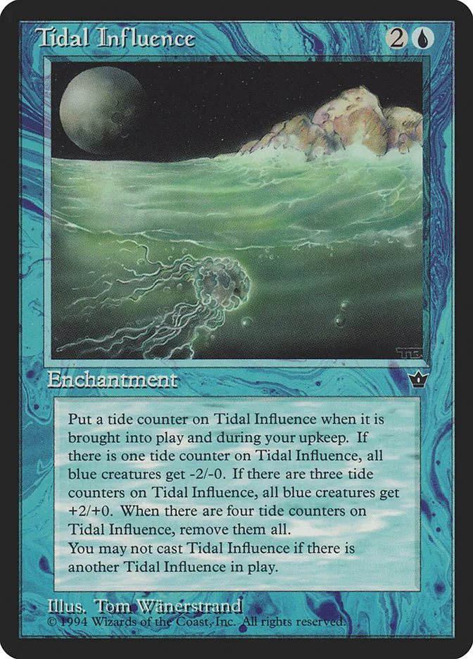 1994 Fallen Empires Tidal Influence uncommon #28 uncommon card image