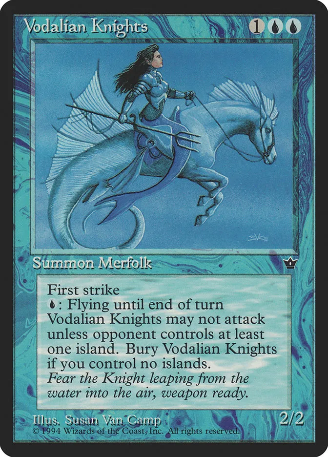 1994 Fallen Empires Vodalian Knights rare #29 rare card image