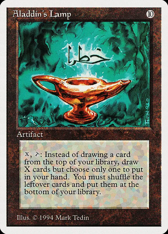 1994 Summer Magic / Edgar Aladdin's Lamp rare #231 rare card image