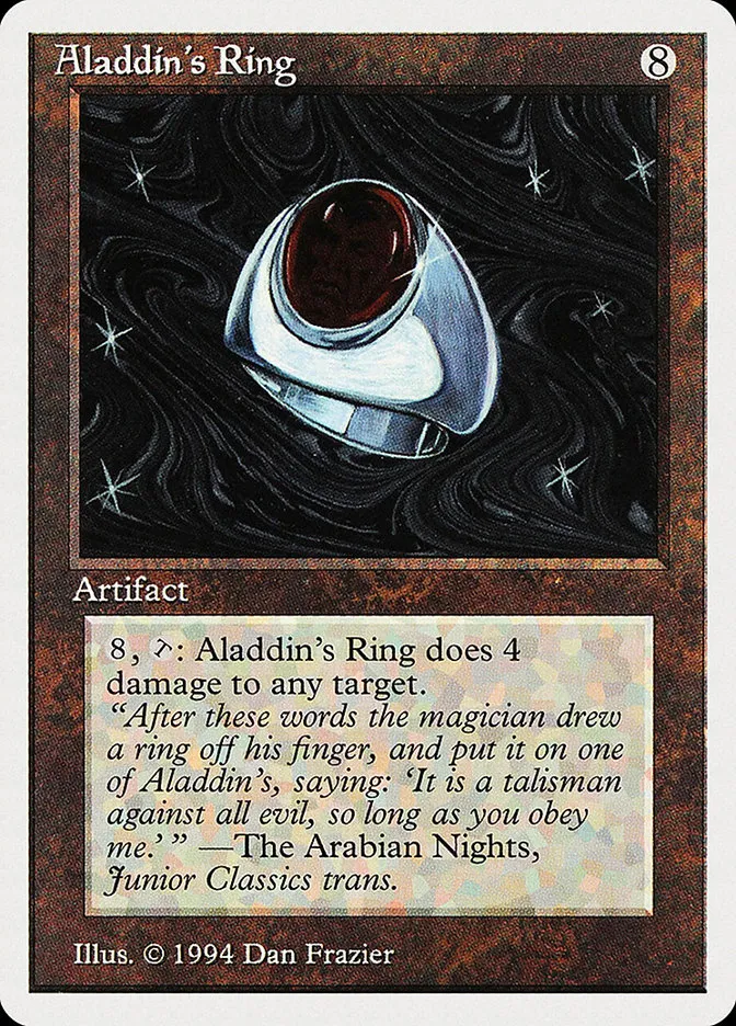 1994 Summer Magic / Edgar Aladdin's Ring rare #232 rare card image