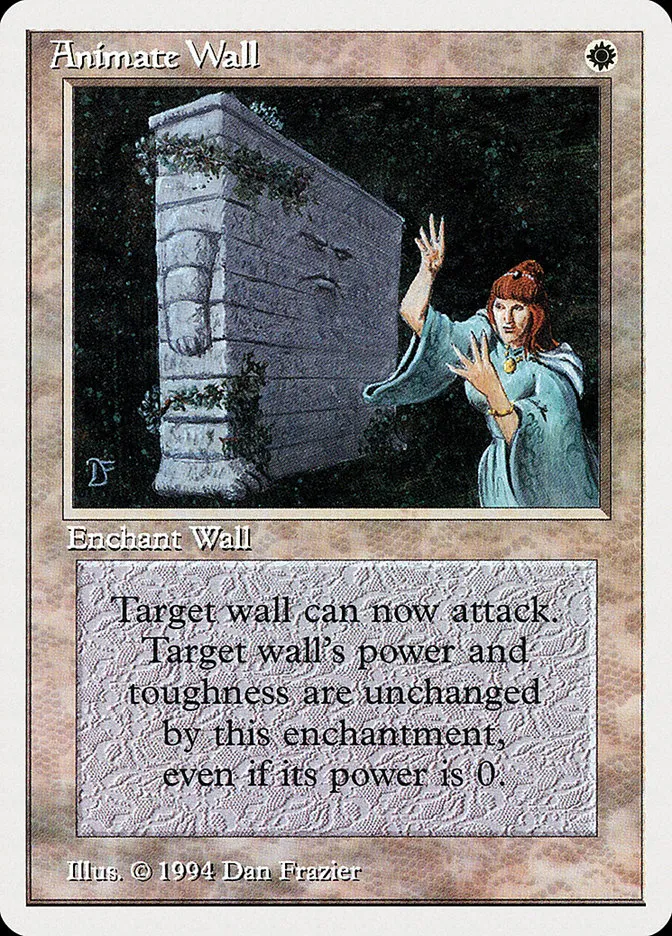1994 Summer Magic / Edgar Animate Wall rare #1 rare card image