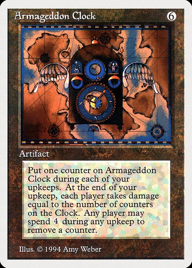 1994 Summer Magic / Edgar Armageddon Clock #234 rare card image