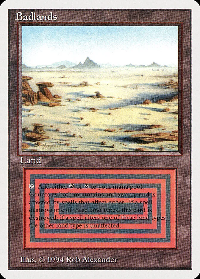 1994 Summer Magic / Edgar Badlands rare #282 rare card image