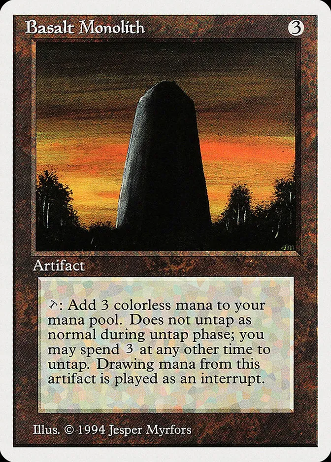 1994 Summer Magic / Edgar Basalt Monolith uncommon #235 uncommon card image