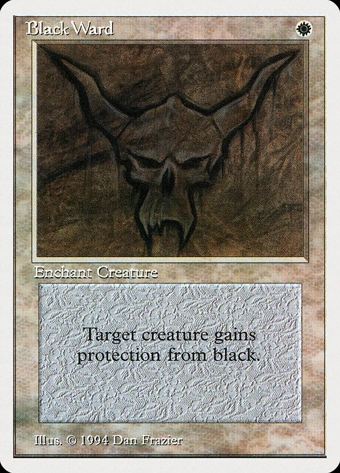 1994 Summer Magic / Edgar Black Ward uncommon #5 uncommon card image