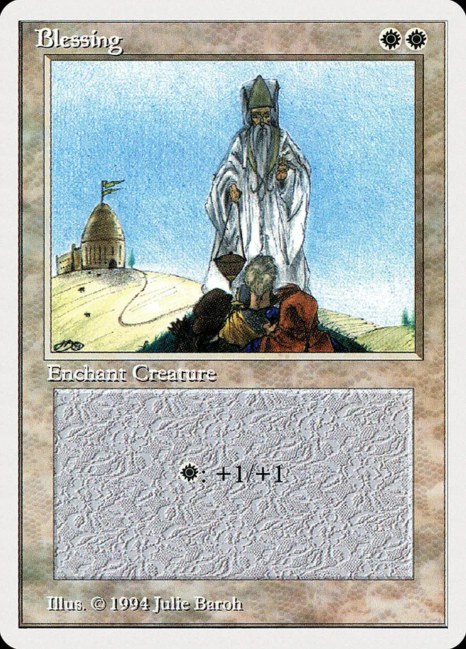 1994 Summer Magic / Edgar Blessing rare #6 rare card image
