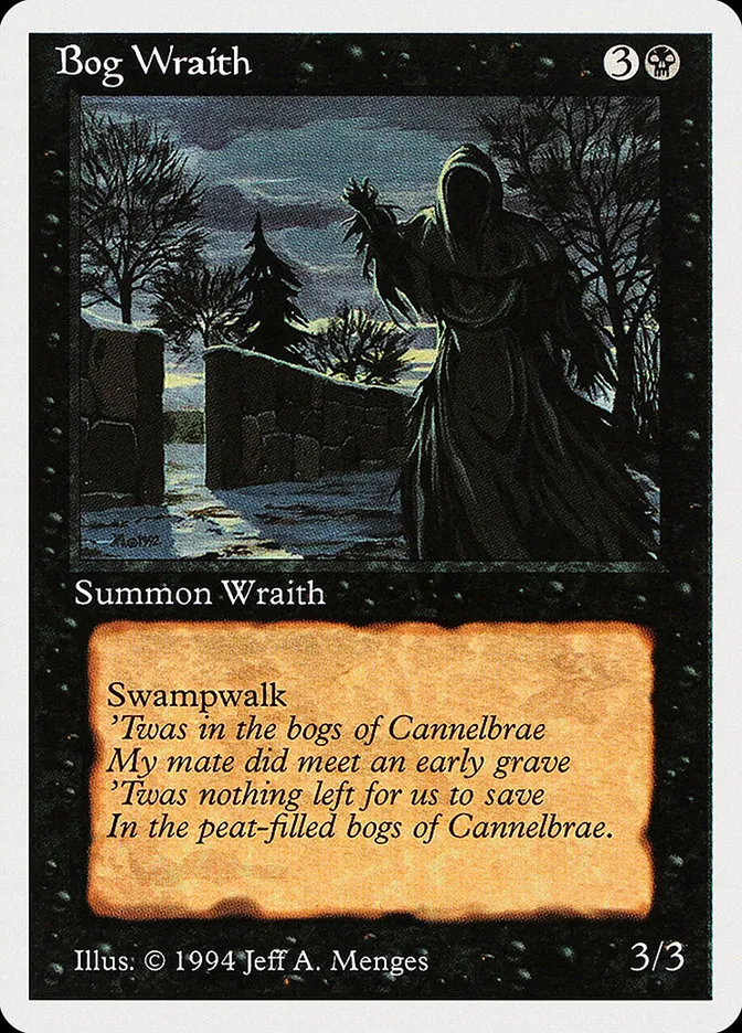 1994 Summer Magic / Edgar Bog Wraith uncommon #96 uncommon card image