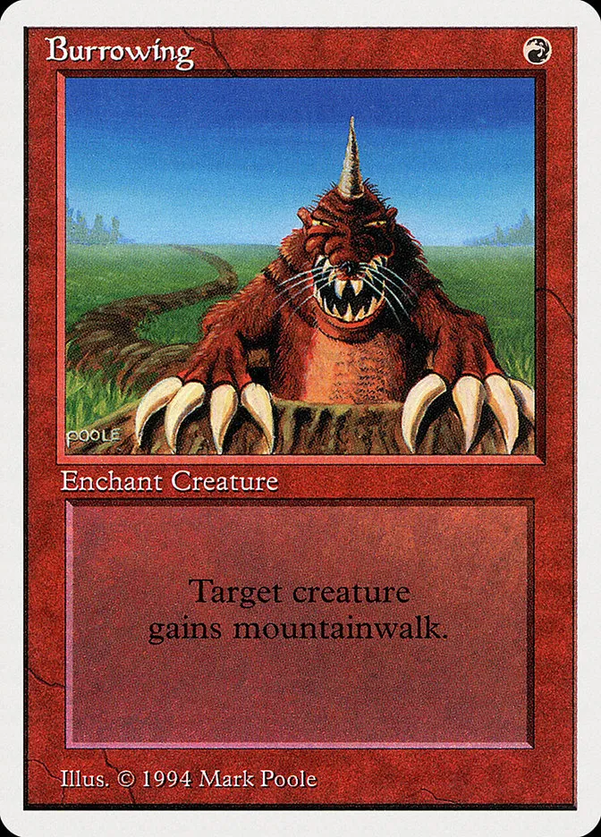 1994 Summer Magic / Edgar Burrowing uncommon #140 uncommon card image