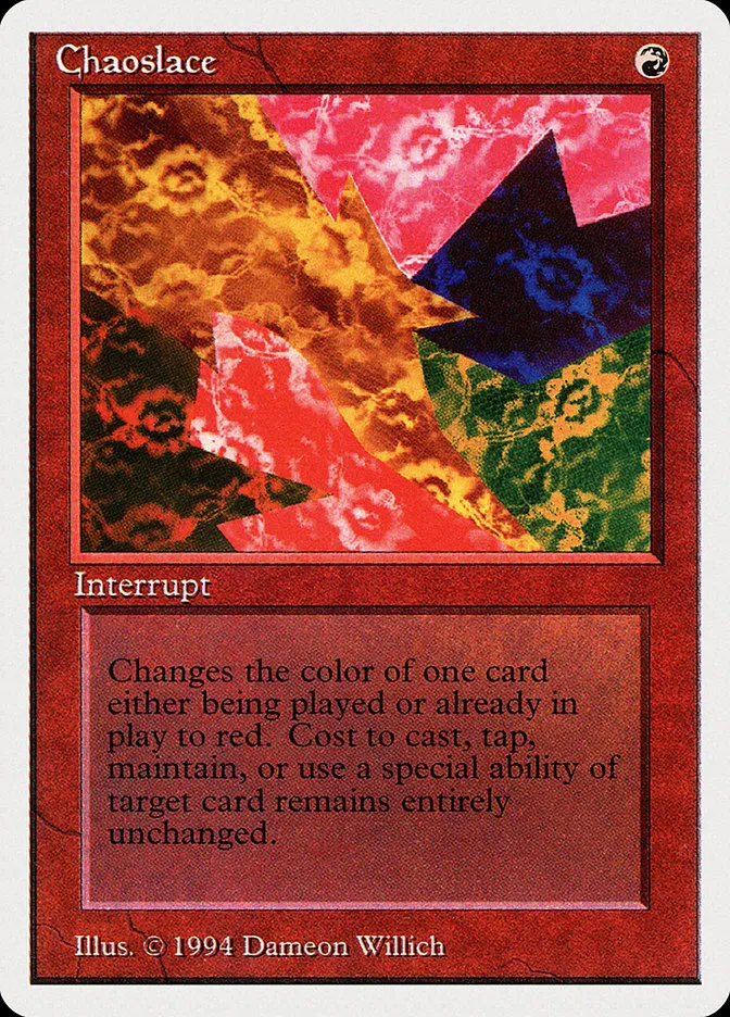 1994 Summer Magic / Edgar Chaoslace rare #141 rare card image