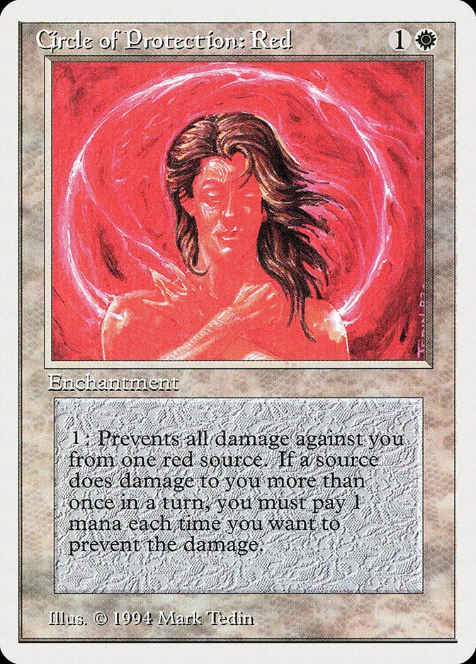 1994 Summer Magic / Edgar Circle of Protection: Red common #12 common card image