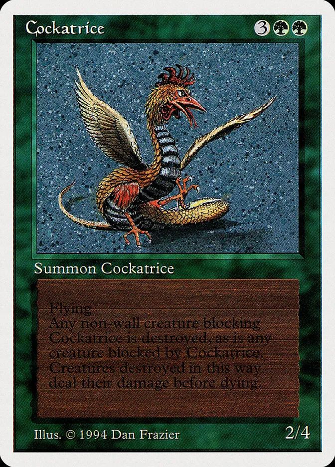 1994 Summer Magic / Edgar Cockatrice rare #189 rare card image