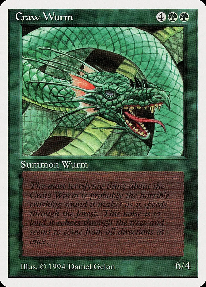 1994 Summer Magic / Edgar Craw Wurm common #190 common card image
