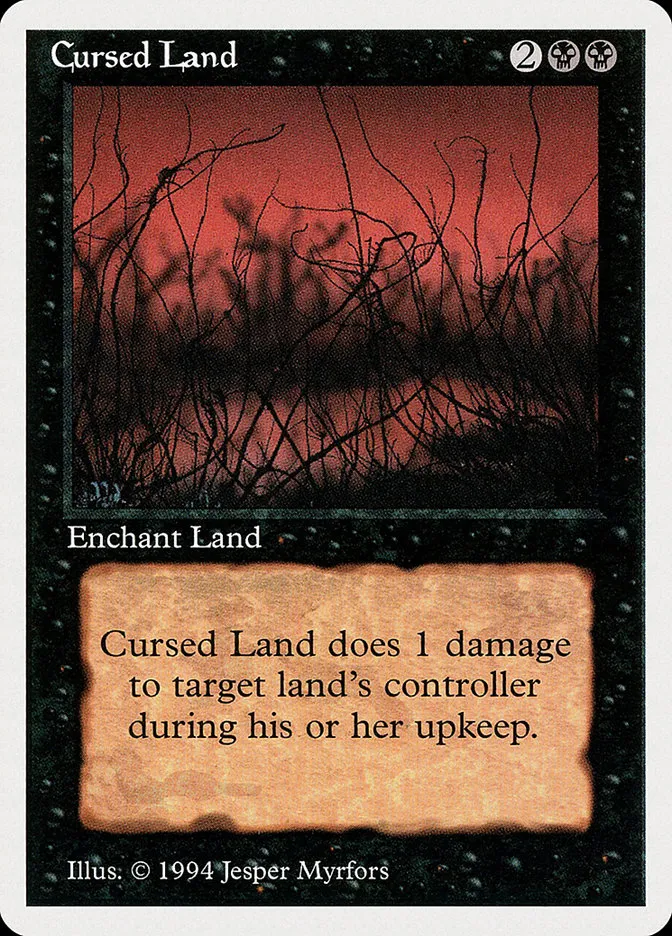 1994 Summer Magic / Edgar Cursed Land uncommon #98 uncommon card image