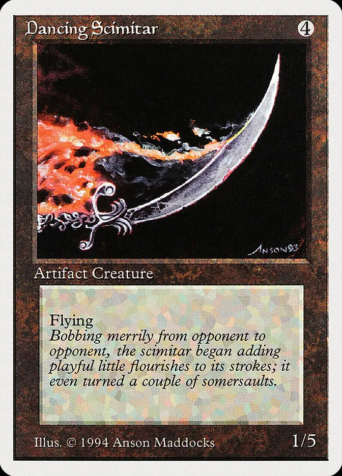1994 Summer Magic / Edgar Dancing Scimitar rare #243 rare card image