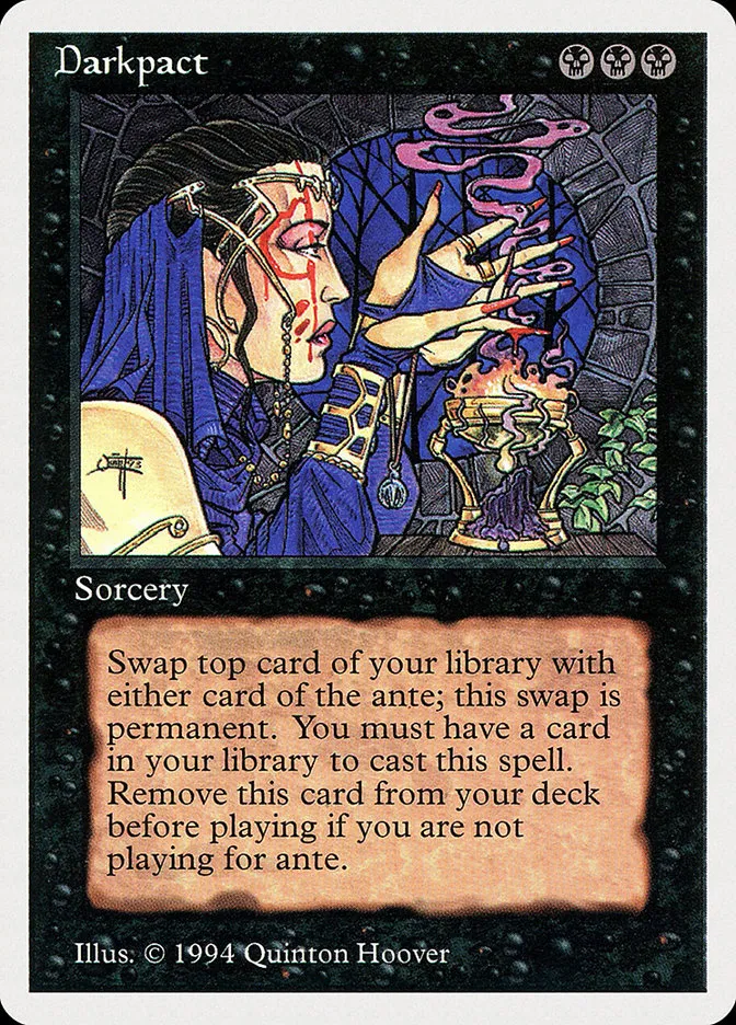 1994 Summer Magic / Edgar Darkpact rare #100 rare card image