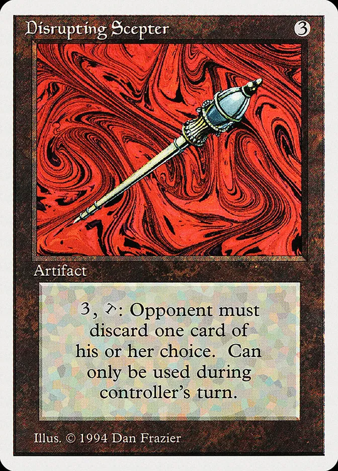 1994 Summer Magic / Edgar Disrupting Scepter rare #245 rare card image
