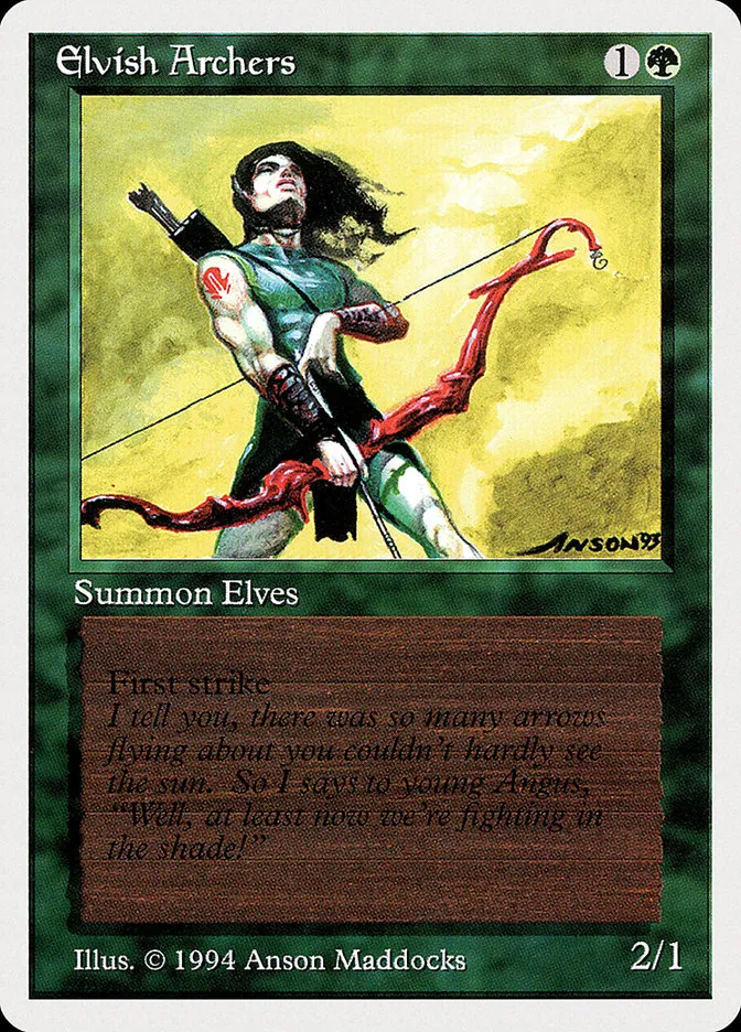 1994 Summer Magic / Edgar Elvish Archers rare #193 rare card image