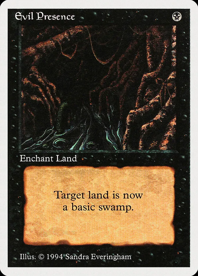 1994 Summer Magic / Edgar Evil Presence uncommon #110 uncommon card image
