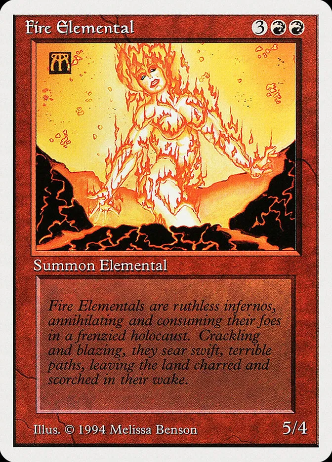1994 Summer Magic / Edgar Fire Elemental uncommon #149 uncommon card image