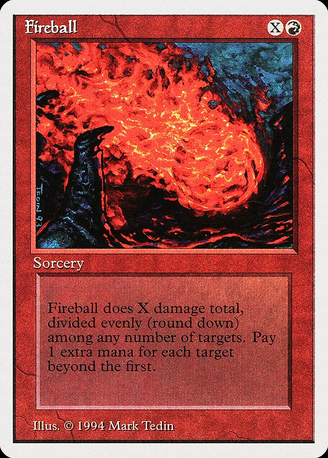 1994 Summer Magic / Edgar Fireball common #150 common card image