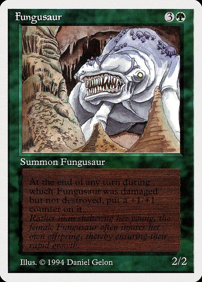 1994 Summer Magic / Edgar Fungusaur rare #197 rare card image