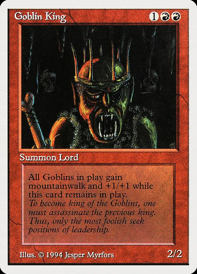 1994 Summer Magic / Edgar Goblin King rare #155 rare card image