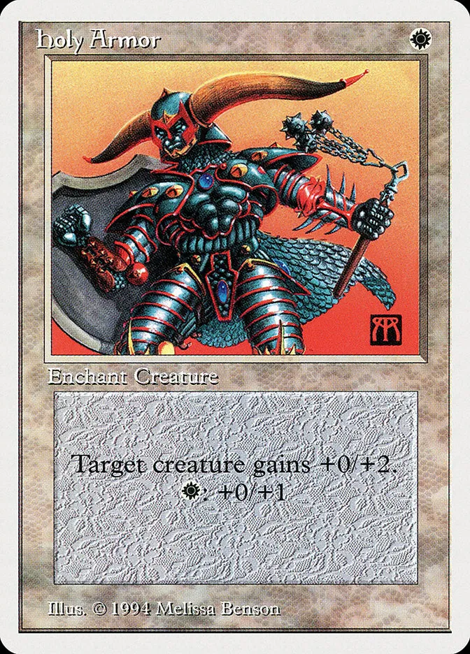 1994 Summer Magic / Edgar Holy Armor common #23 common card image