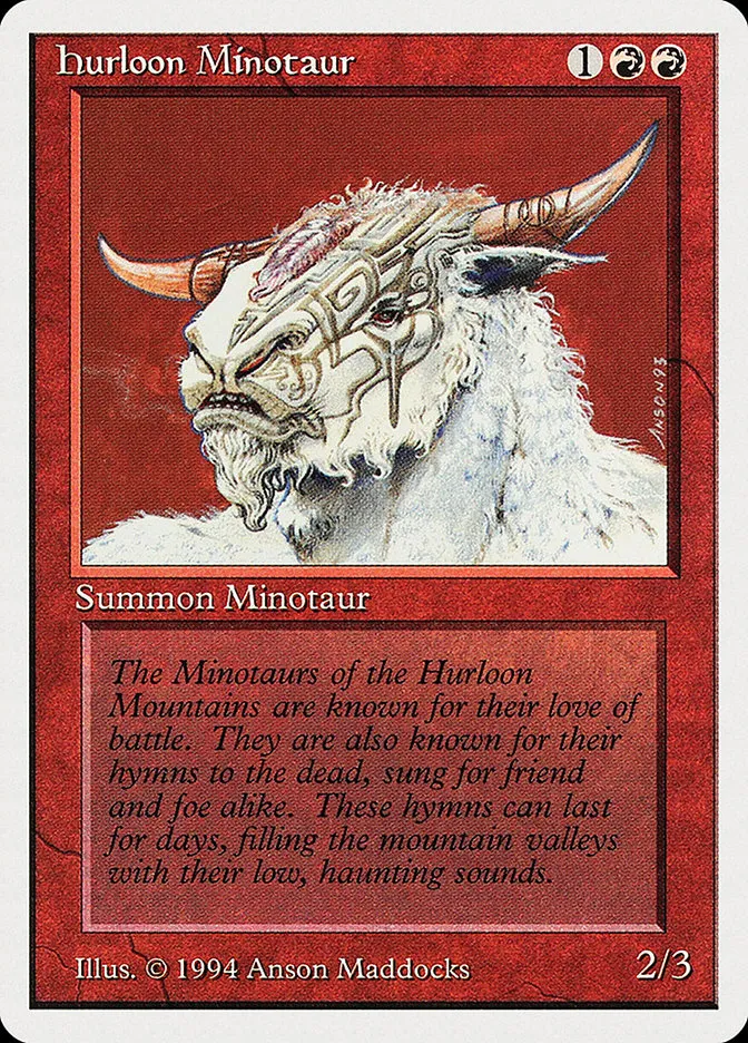 1994 Summer Magic / Edgar Hurloon Minotaur common #159 common card image
