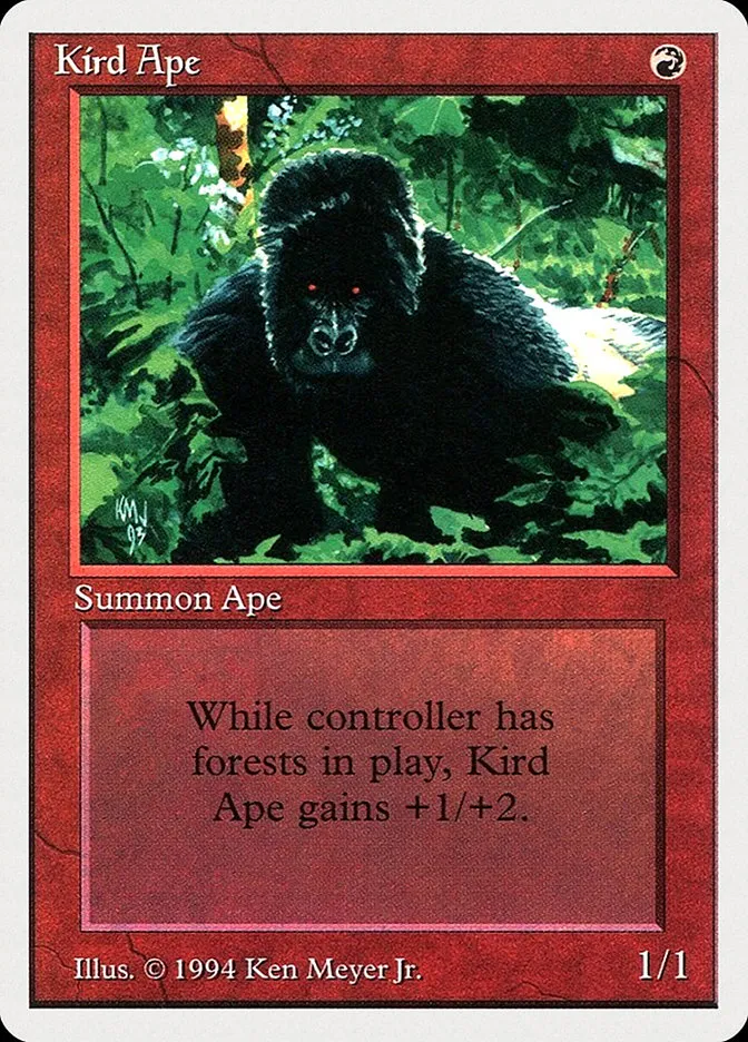 1994 Summer Magic / Edgar Kird Ape common #161 common card image