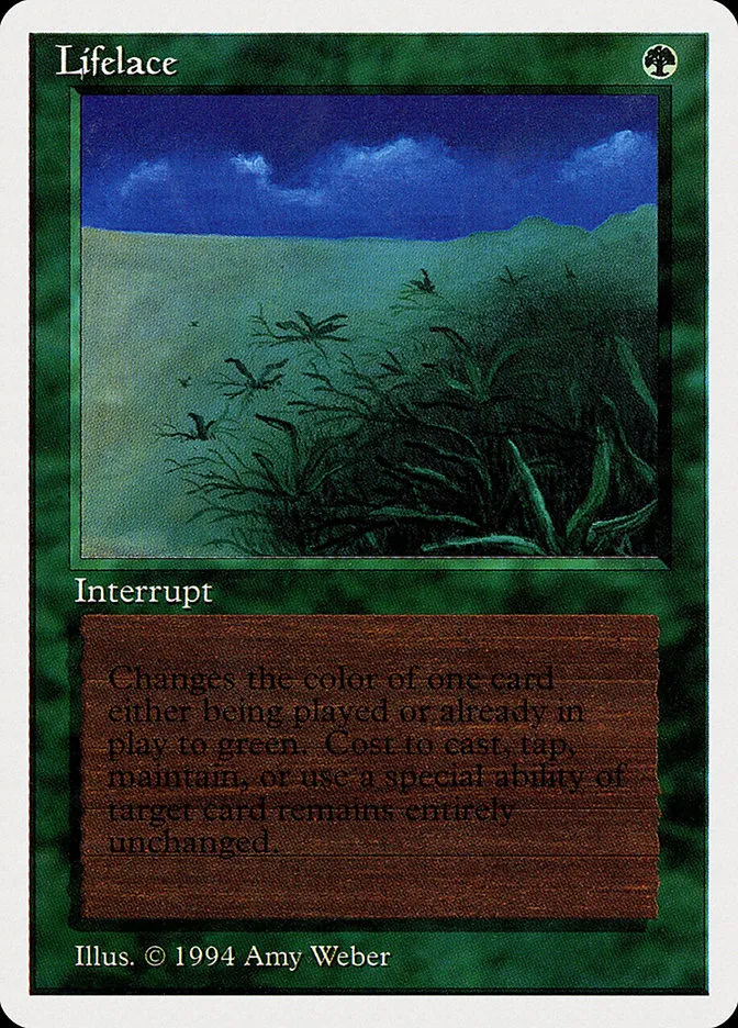 1994 Summer Magic / Edgar Lifelace rare #208 rare card image