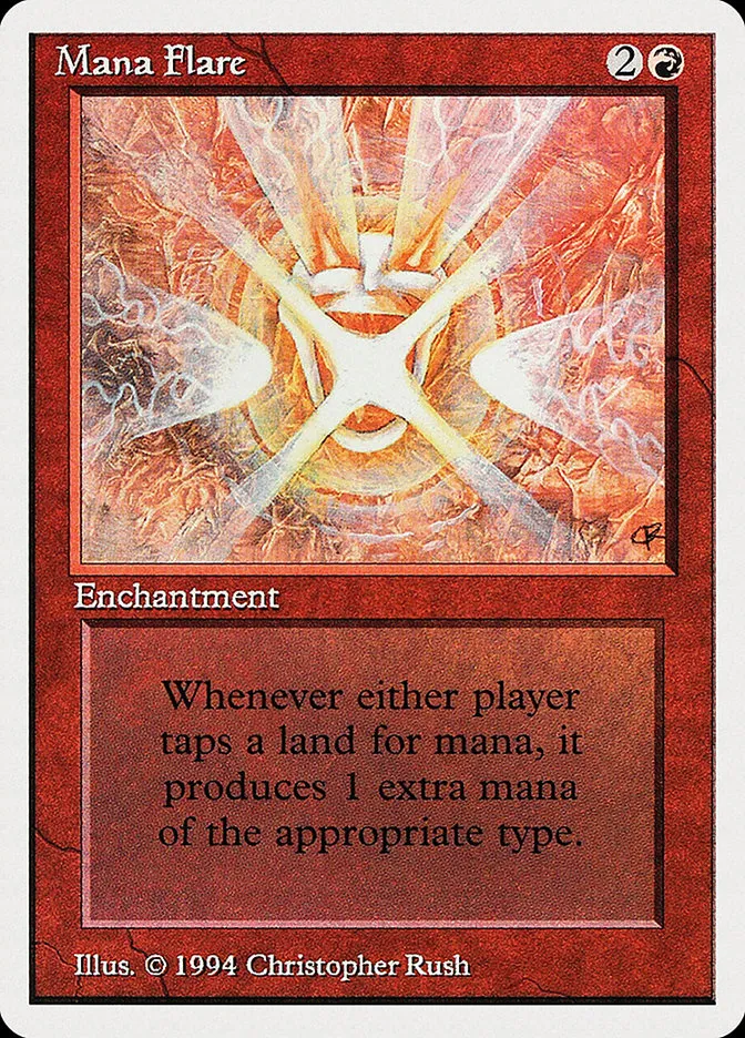 1994 Summer Magic / Edgar Mana Flare #164 rare card image