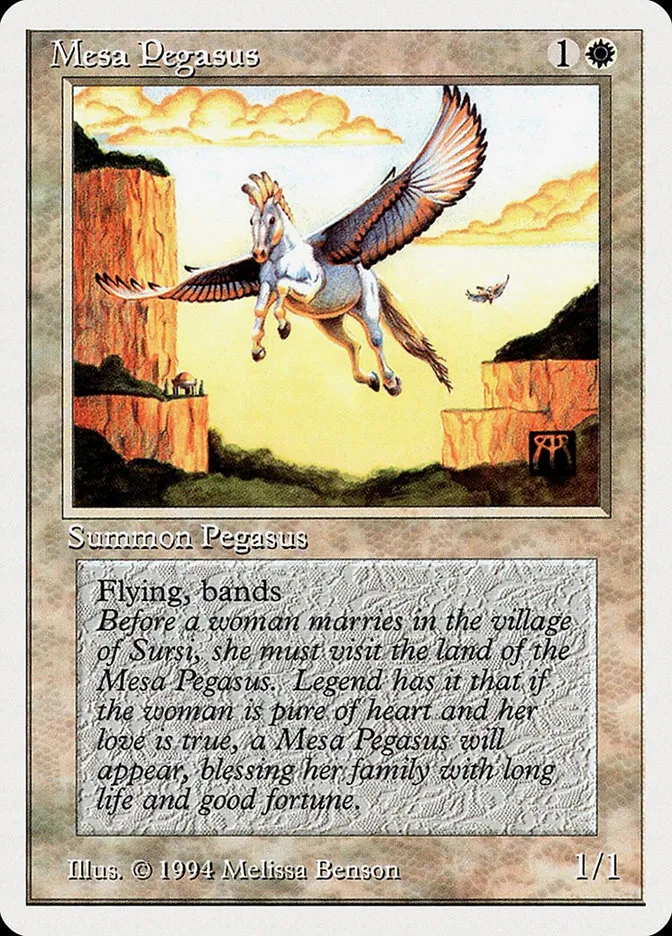 1994 Summer Magic / Edgar Mesa Pegasus common #28 common card image