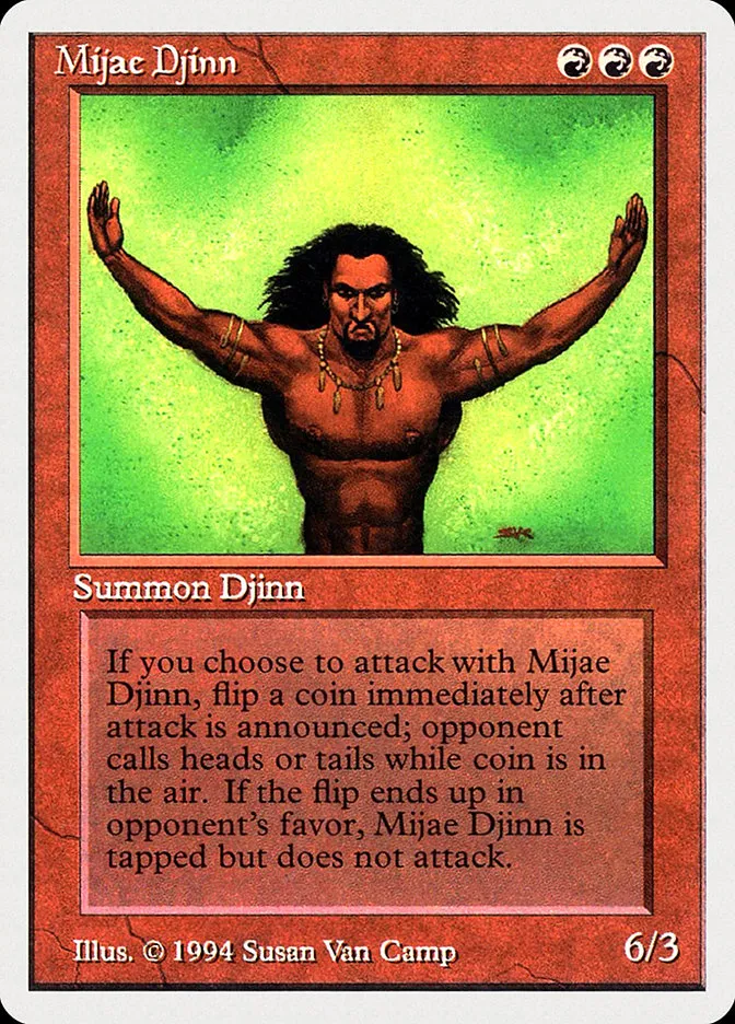 1994 Summer Magic / Edgar Mijae Djinn #166 rare card image