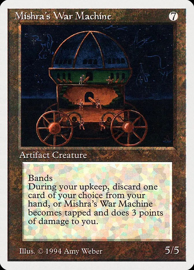 1994 Summer Magic / Edgar Mishra's War Machine rare #266 rare card image