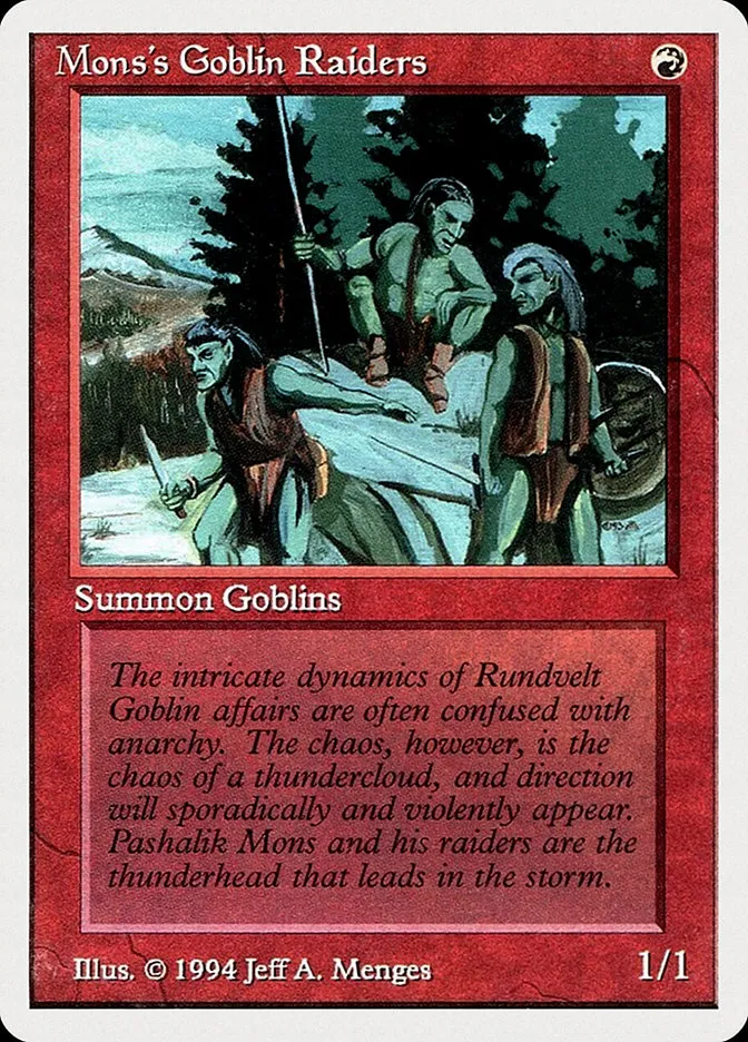 1994 Summer Magic / Edgar Mons's Goblin Raiders #167 common card image
