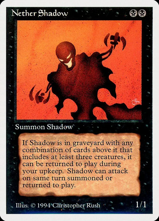 1994 Summer Magic / Edgar Nether Shadow #118 rare card image