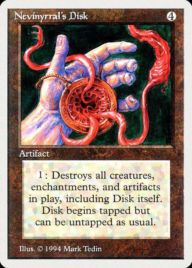 1994 Summer Magic / Edgar Nevinyrral's Disk rare #267 rare card image