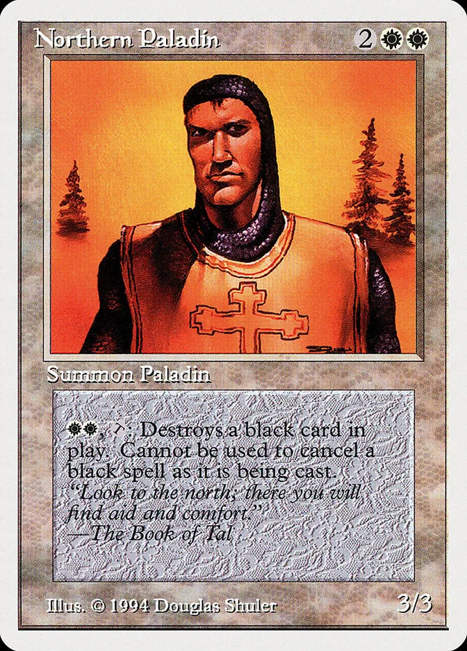 1994 Summer Magic / Edgar Northern Paladin rare #29 rare card image