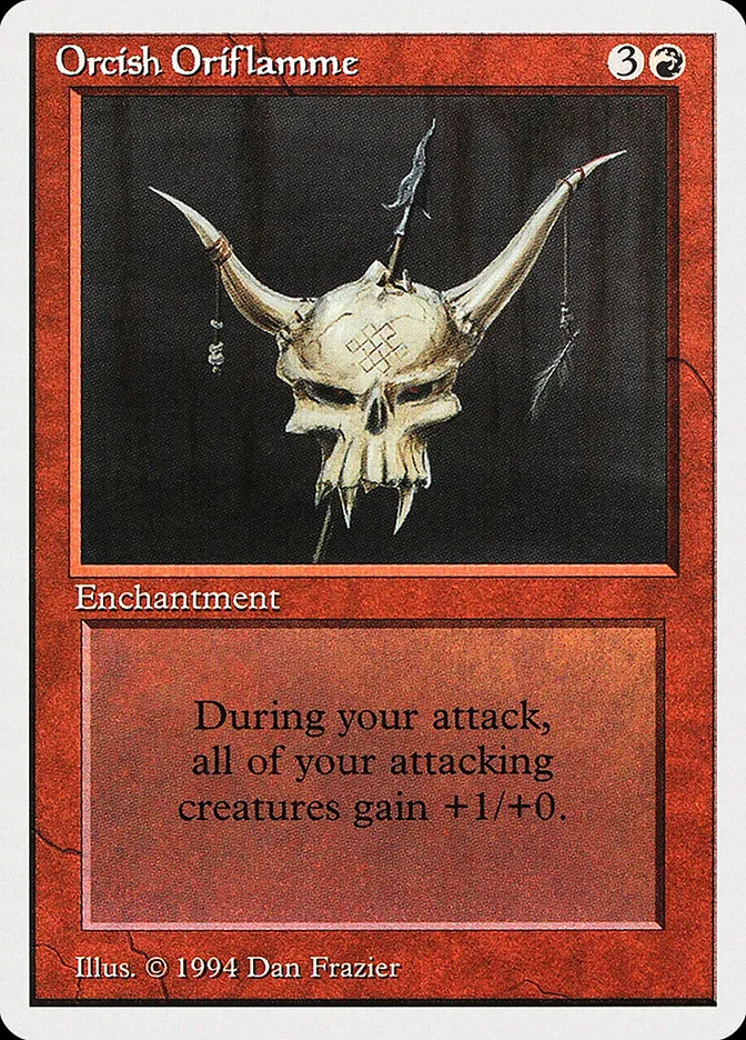 1994 Summer Magic / Edgar Orcish Oriflamme uncommon #169 uncommon card image