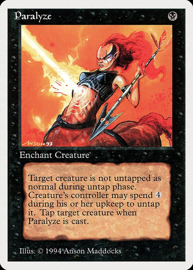 1994 Summer Magic / Edgar Paralyze common #121 common card image