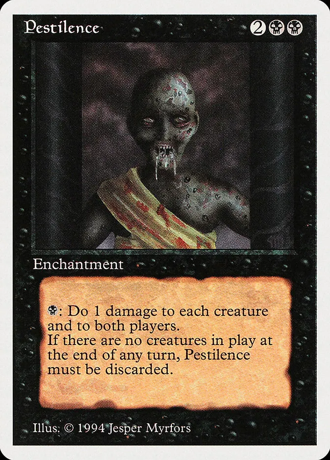 1994 Summer Magic / Edgar Pestilence common #122 common card image