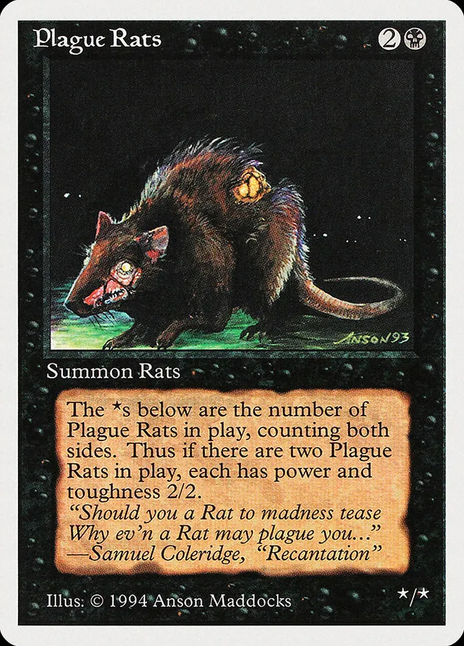 1994 Summer Magic / Edgar Plague Rats common #123 common card image