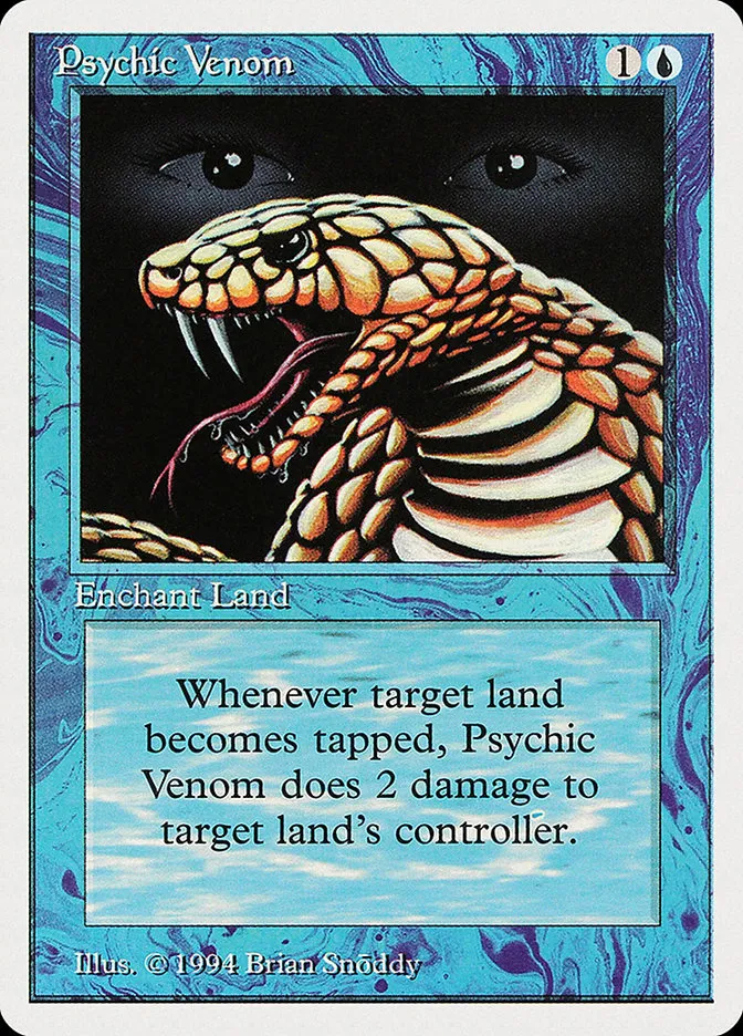 1994 Summer Magic / Edgar Psychic Venom common #76 common card image