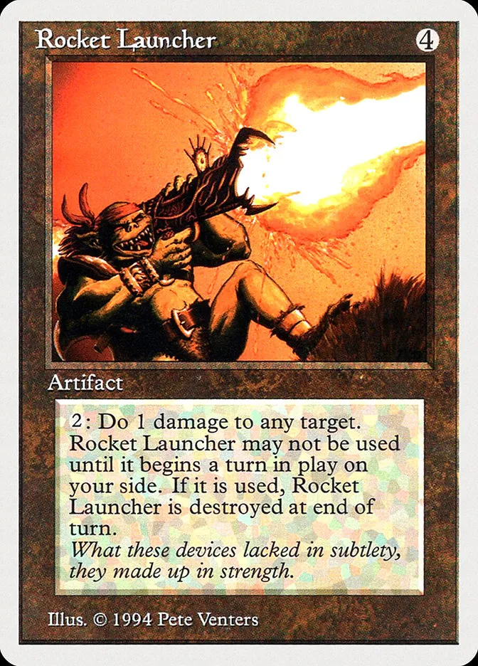 1994 Summer Magic / Edgar Rocket Launcher rare #272 rare card image
