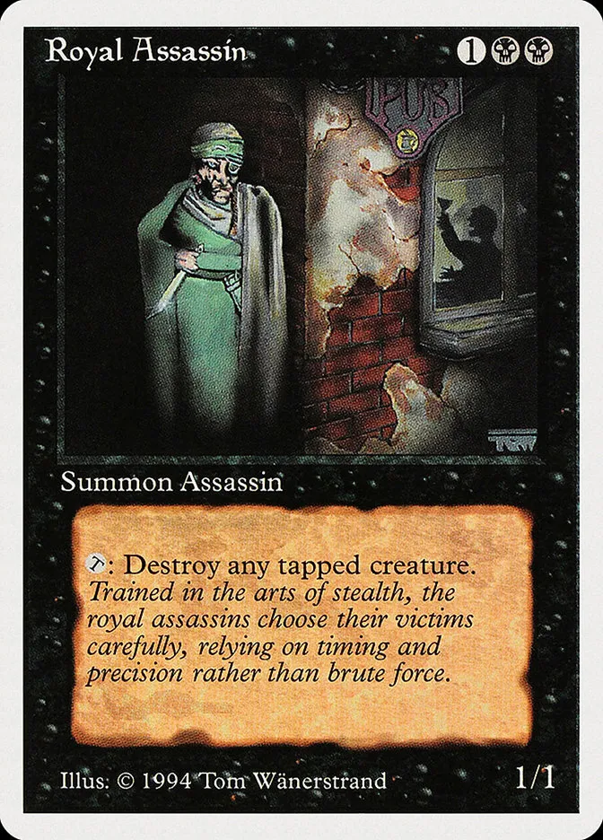 1994 Summer Magic / Edgar Royal Assassin rare #125 rare card image