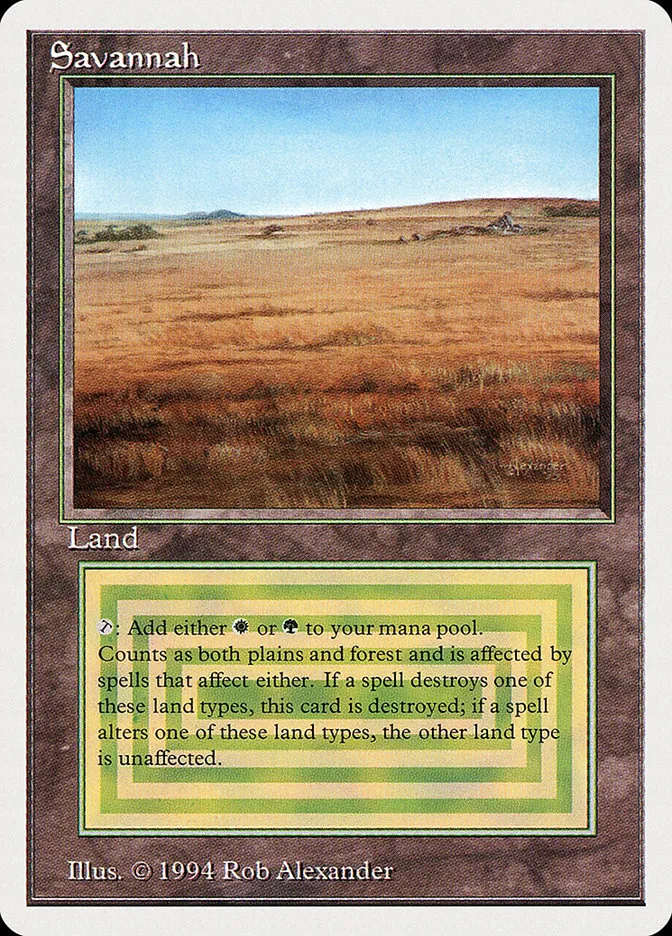 1994 Summer Magic / Edgar Savannah #285 rare card image