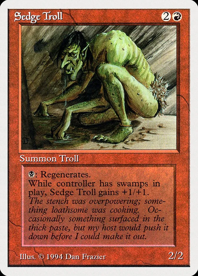 1994 Summer Magic / Edgar Sedge Troll rare #174 rare card image