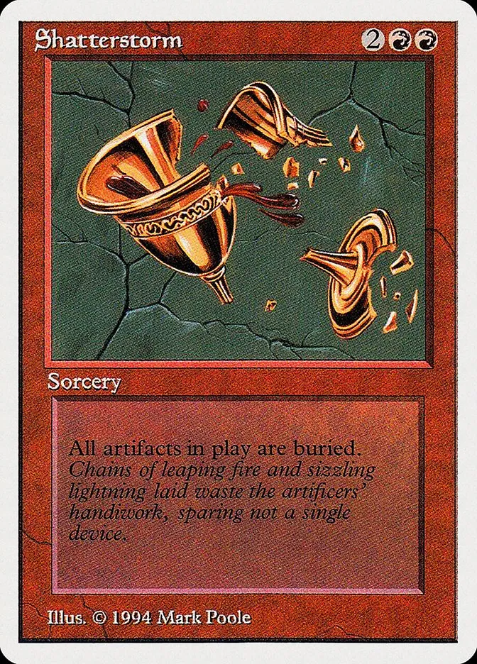 1994 Summer Magic / Edgar Shatterstorm uncommon #176 uncommon card image