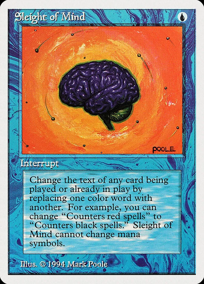 1994 Summer Magic / Edgar Sleight of Mind #81 rare card image